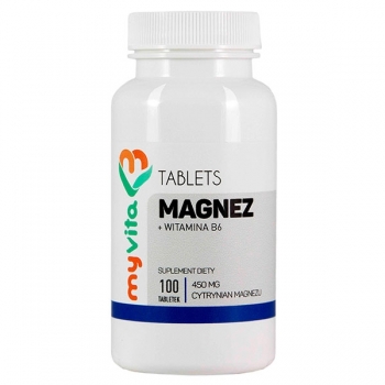 Magnez + witamina B6 - 100 tabletek - suplement diety